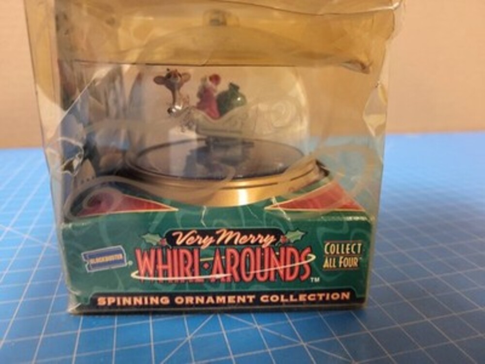 Very Merry Whirl-Arounds Spinning Ornament Collection Rudolph Reindeer Santa